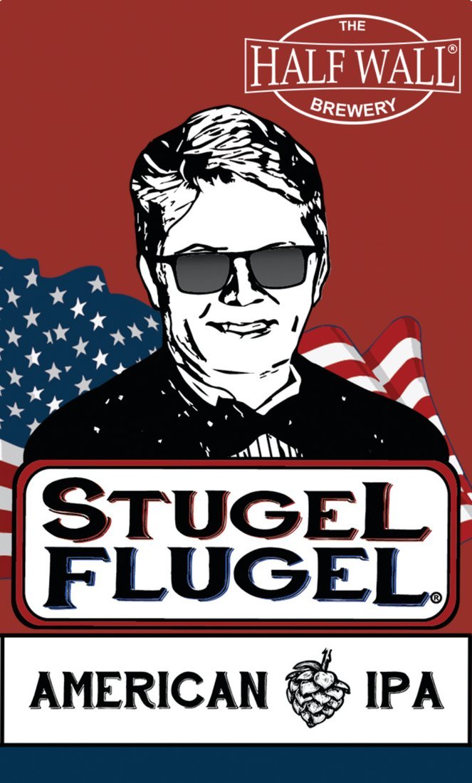 Half Wall Stugel Flugel® IPA label art